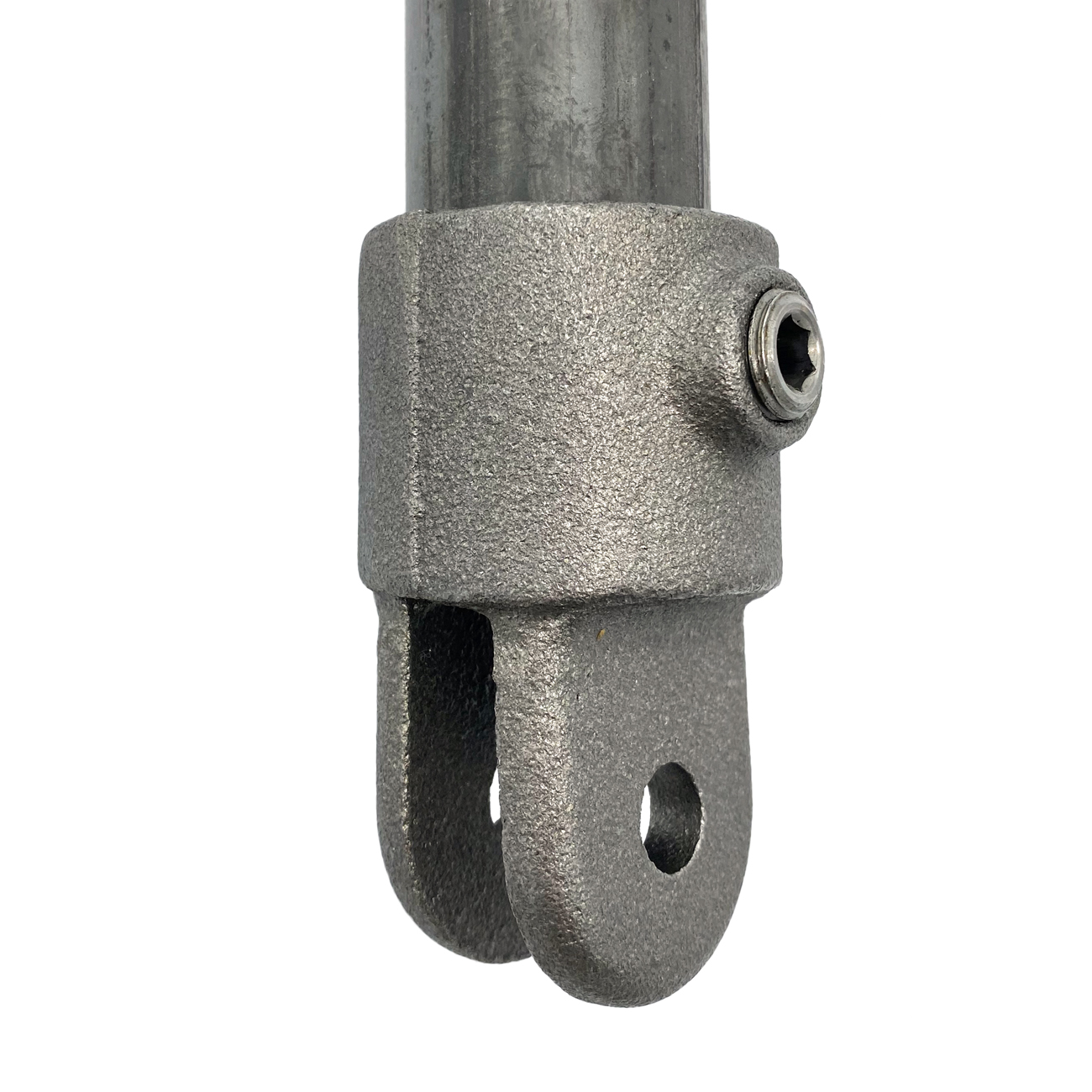 Rohrverbinder Gelenkhalter - unbehandelt-C / 33,7 mm