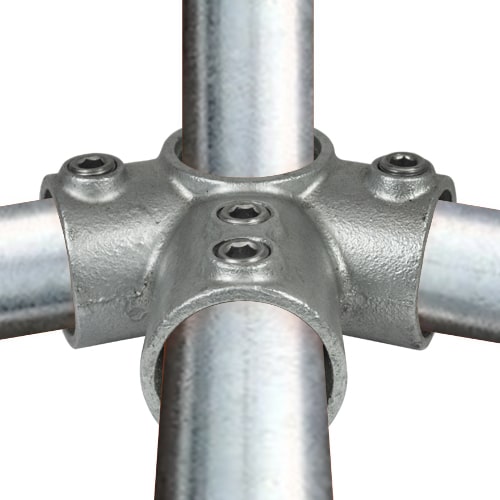Rohrverbinder Traufentopstück 27½°-E / 48,3 mm