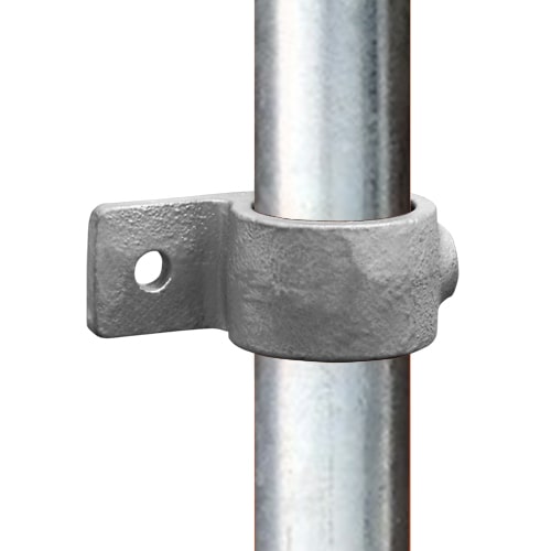 Rohrverbinder Ösenteil mit Einzellasche-A / 21,3 mm