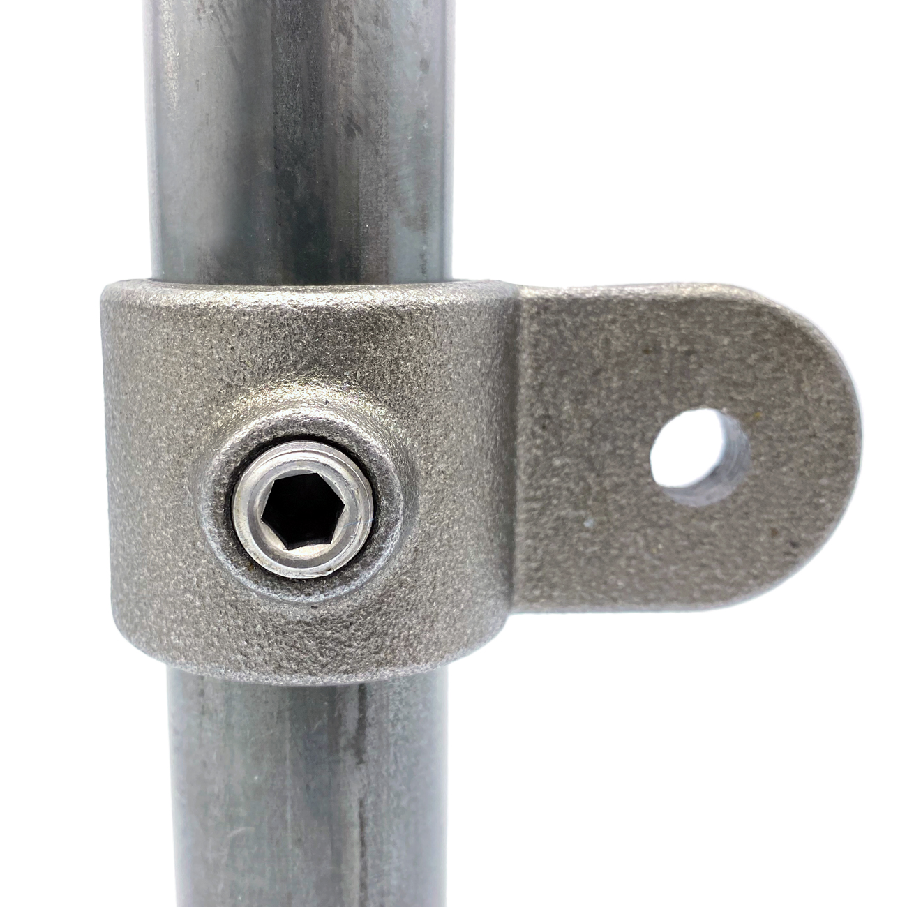 Rohrverbinder Gelenkauge - unbehandelt-C / 33,7 mm