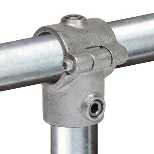 Rohrverbinder T-Stück offen klappbar-C / 33,7 mm