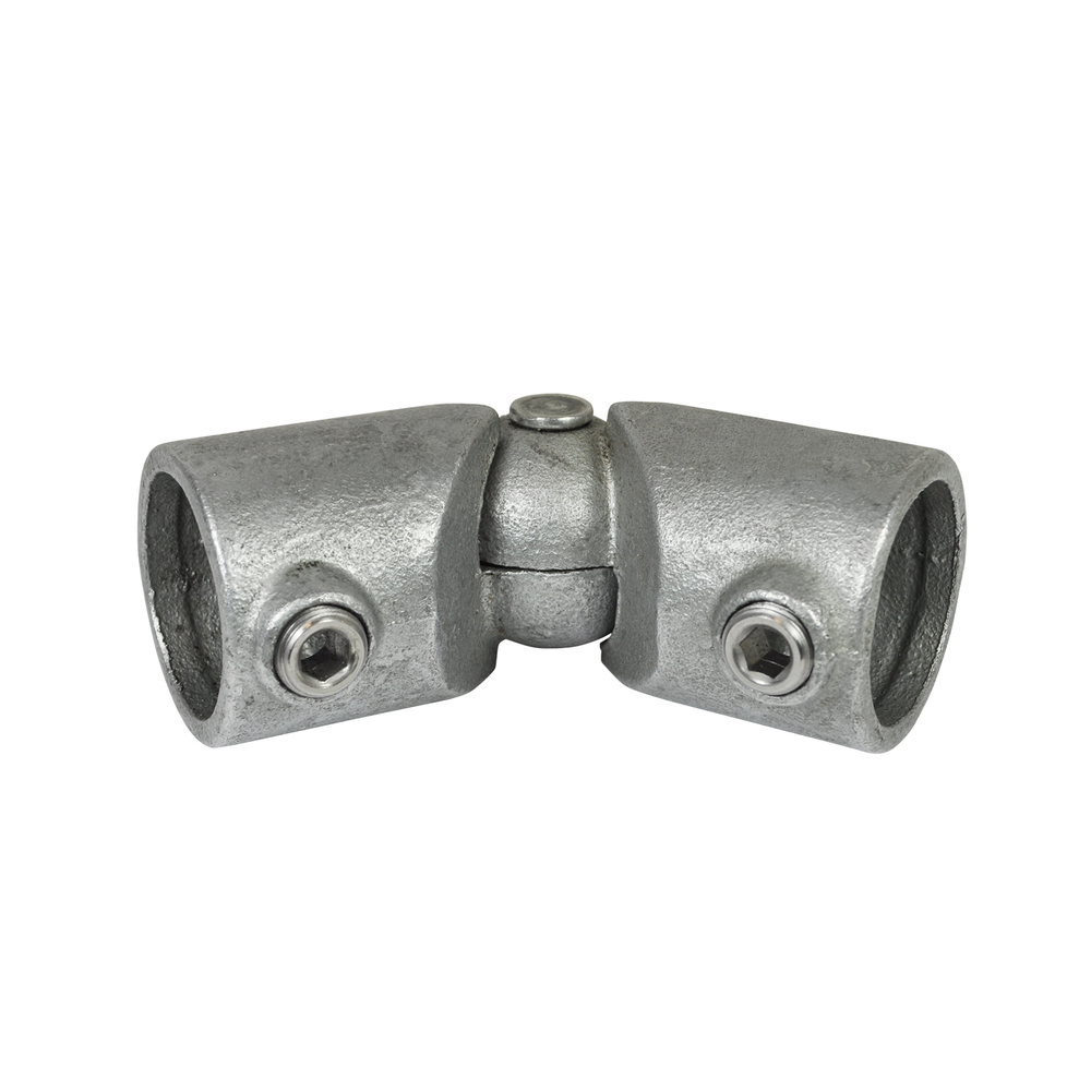 Rohrverbinder Bogen verstellbar-E / 48,3 mm