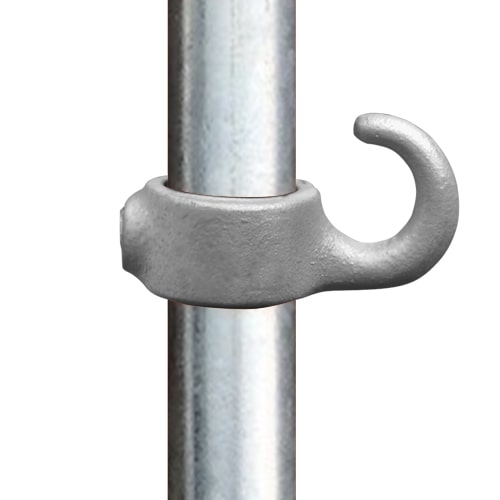 Rohrverbinder Stellring mit Haken-B / 26,9 mm