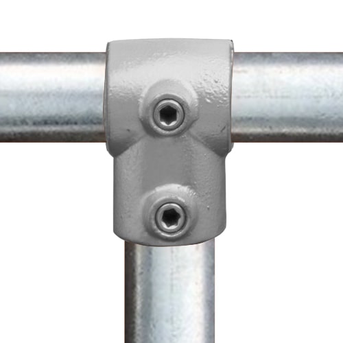 Rohrverbinder T-Stück kurz-C / 33,7 mm