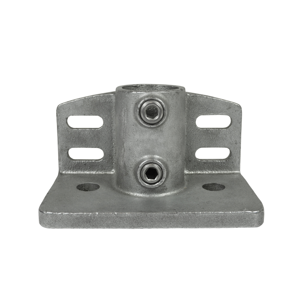 Rohrverbinder Trittrand Fußplatte-D / 42,4 mm