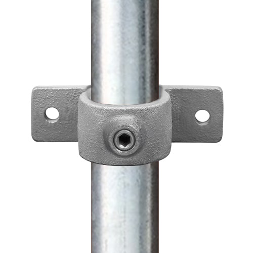Rohrverbinder Ösenteil mit Doppellasche-E / 48,3 mm