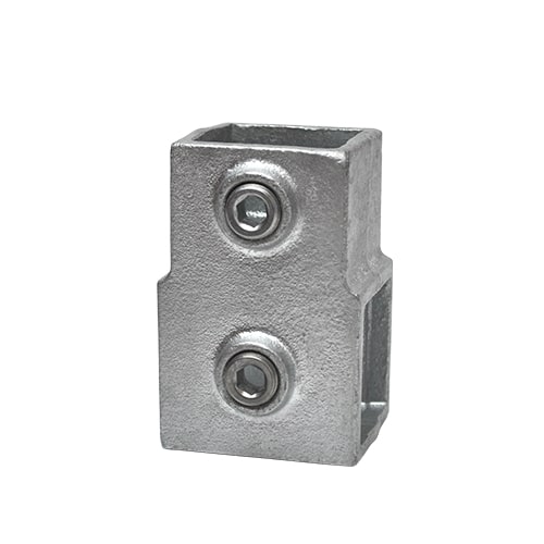 Rohrverbinder T-Stück kurz - quadratisch-25 mm