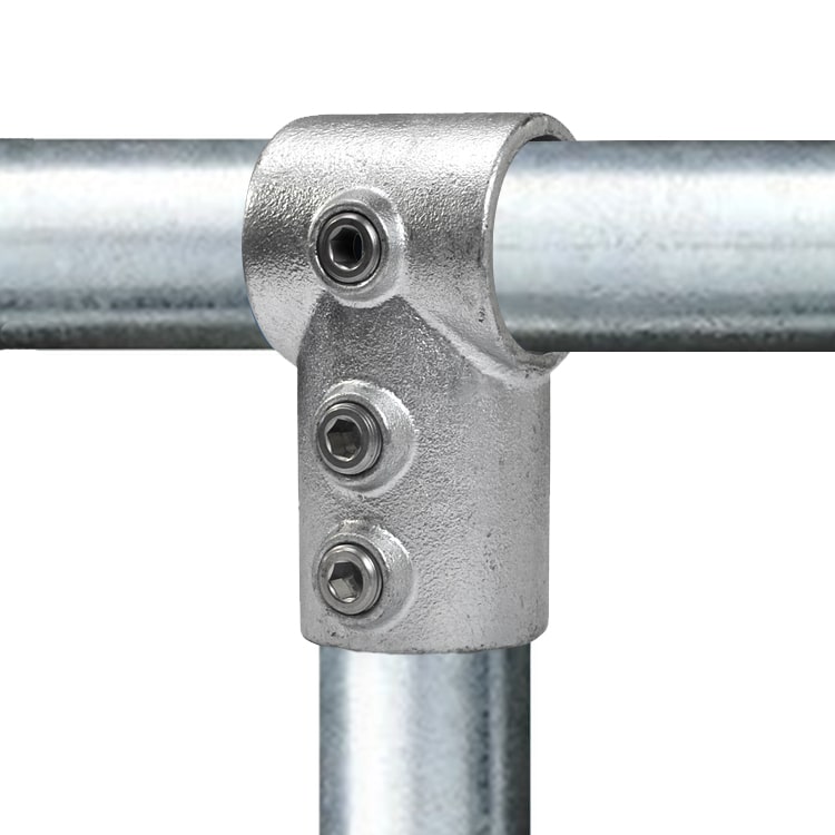 Rohrverbinder Kurzes T-Stück lang-C / 33,7 mm