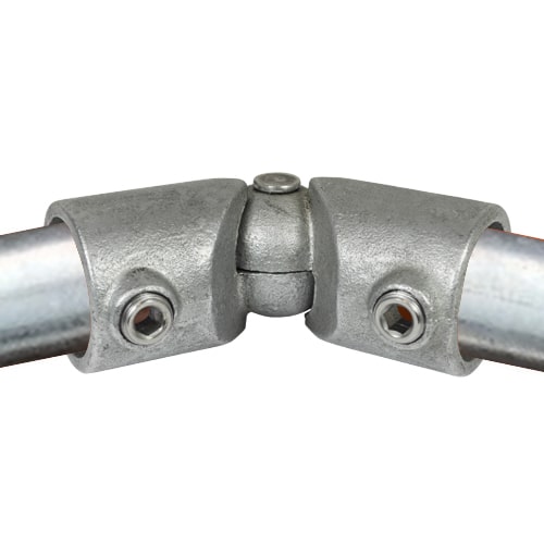 Rohrverbinder Bogen verstellbar-E / 48,3 mm