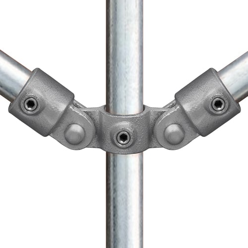 Rohrverbinder Gelenkstück doppelt-E / 48,3 mm